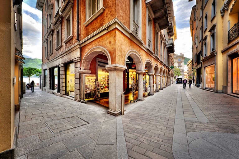 Lugano Region, Old city, Ticino, Switzerland