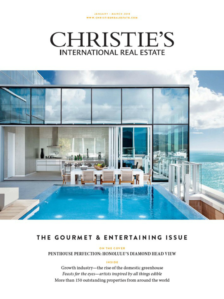 Christie's Real Estate Magazine - January 2018, LAKESIDE PERFECTION Christie's Real Estate Magazine - January 2018