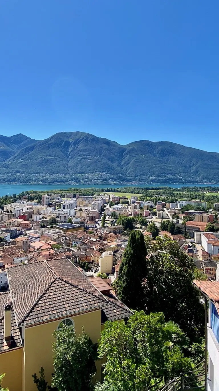 Locarno Region, Locarno city, Lake Maggiore view, Ticino, Switzerland 