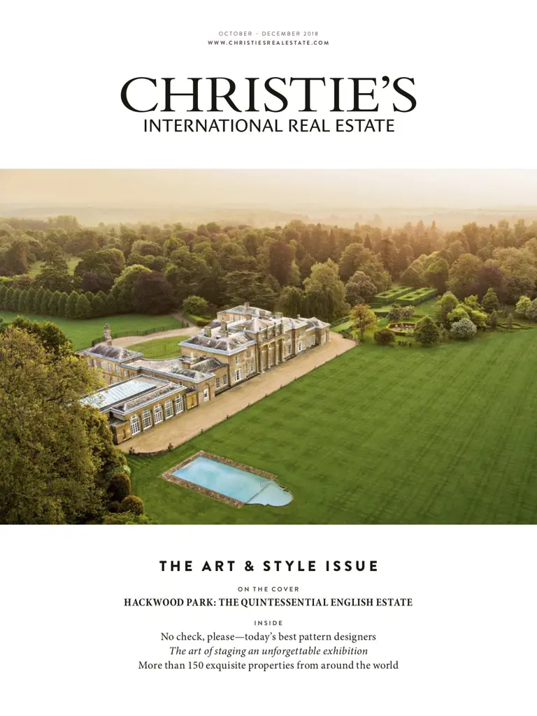Christies Real Estate Magazine Oktober 2018, SEEBLICK PRESTIGE MASSAGNO, TESSIN Christies Real Estate Magazine October 2018