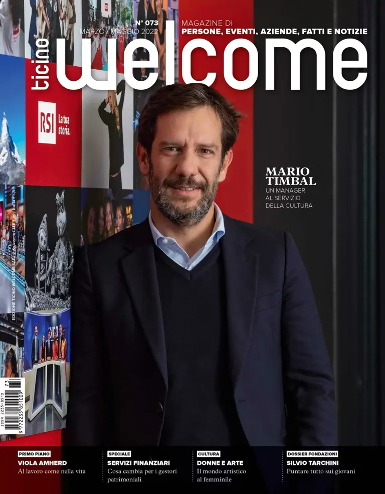Ticino Welcome °73, März bis April 2022 – BEI DER ARBEIT SO ENTSCHLOSSEN WIE AUF DER RENNSTRECKE Ticino Welcome °73