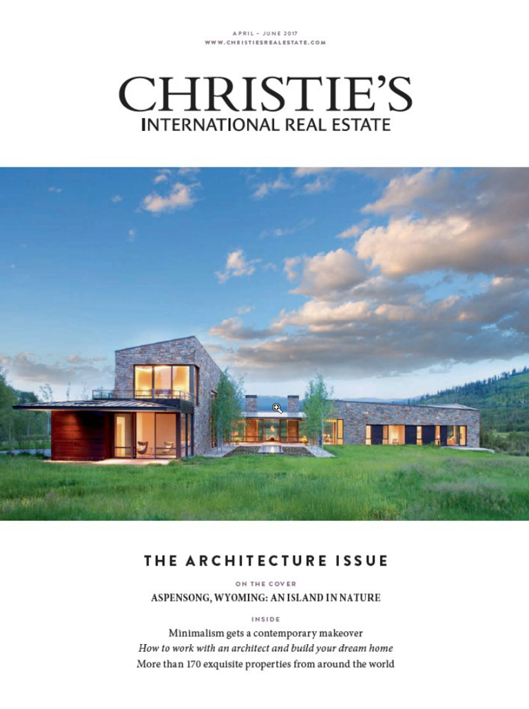 Christie's Real Estate Magazine - April 2017, HELMUT HORTEN - VILLALTA CASTELROTTO - MAGNIFICENT VILLA Christie's Real Estate Magazine - April 2017