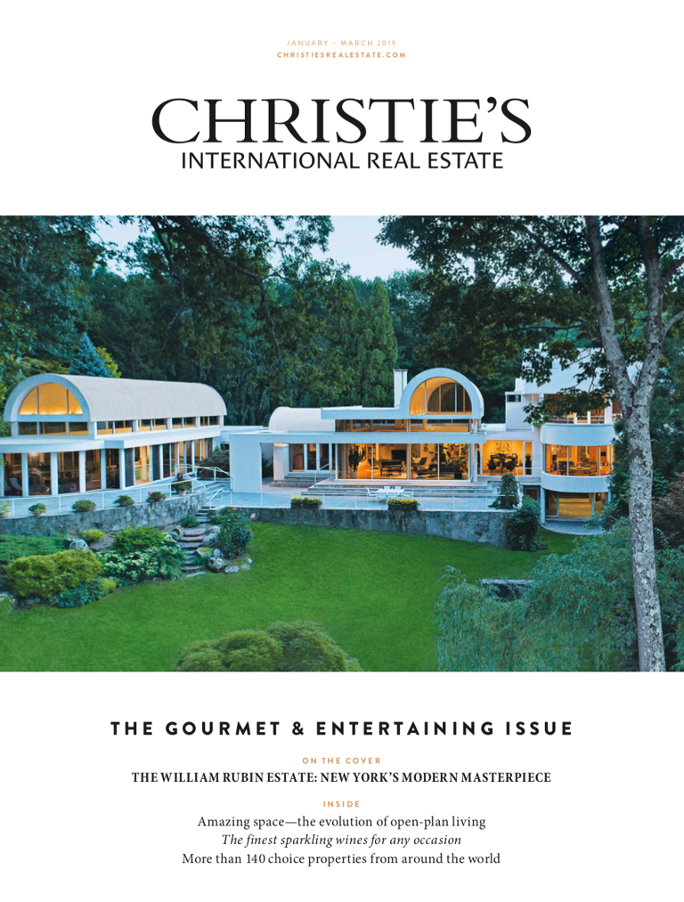Christies Real Estate Magazine - gennaio 2019, SPLENDORE FRONTE LAGO CASLANO, TICINO Christies Real Estate Magazine - January 2019