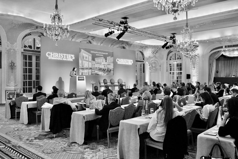 Christies International Real Estate Conference black and white
