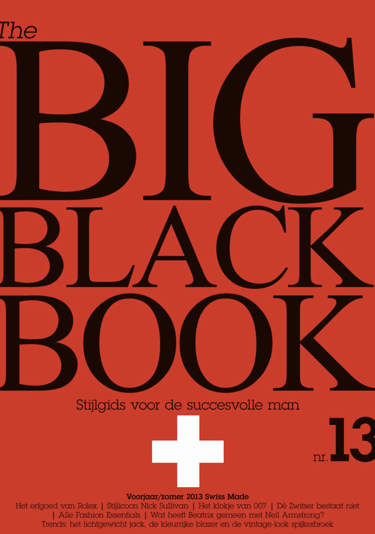 Big Black Book - primavera 2013, SENSO DI VITA SVIZZERA Big Black Book - Spring 2013