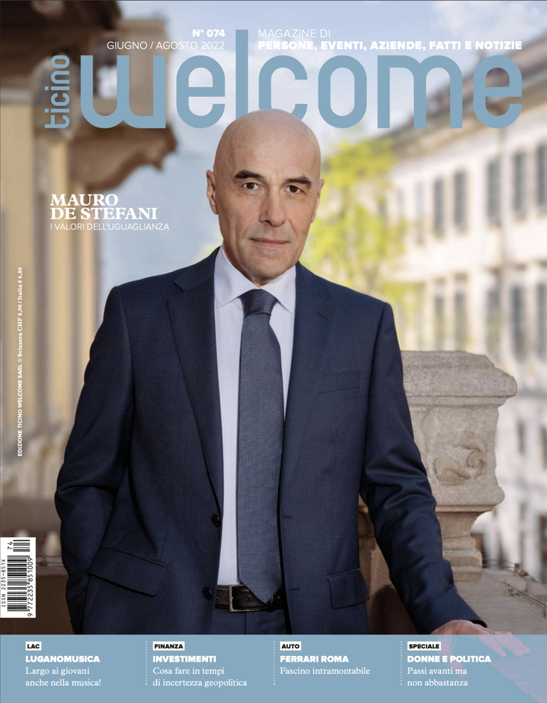 Ticino Welcome ° 74, June to August 2022 – 25 YEARS OF A LONG JOURNEY: UELI SCHNORF'S WETAG Ticino Welcome ° 74