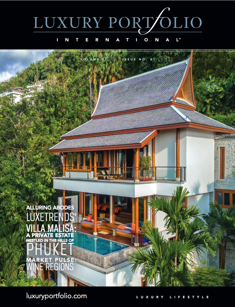 Luxury Portfolio Magazine - febbraio 2017, LUSSUOSA TENUTA CARATTERIZZATA DAL MEDITERRANEO CON VISTA SUL LAGO DI LUGANO Luxury Portfolio Magazine - February 2017