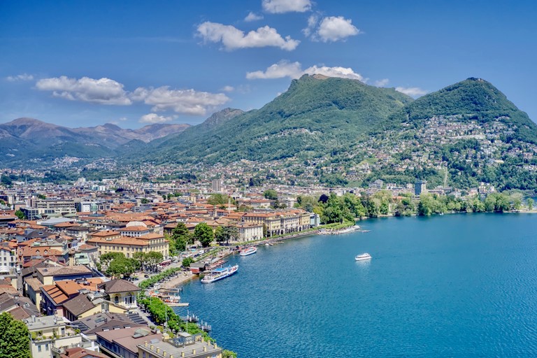 Discover Lugano lake shore