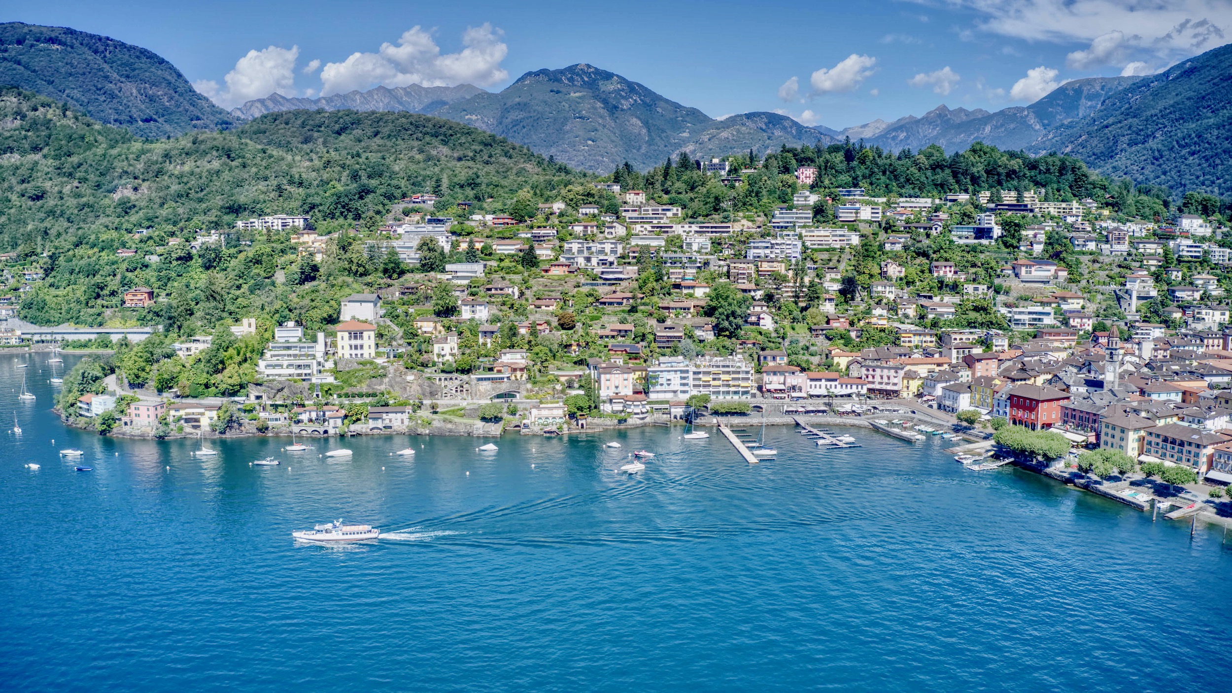 Ascona Region, Lake Maggiore view, Ticino, Switzerland