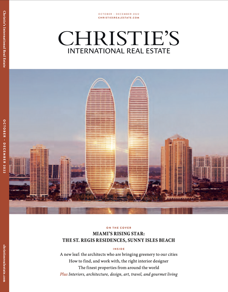 Christie's International Real Estate Magazine, ottobre - febbraio 2023 – PANORAMA SUL LAGO Christie's International Real Estate Magazine, October - February 2023