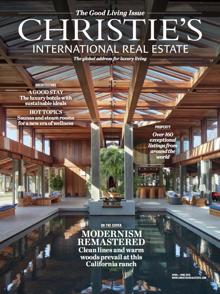 Christie's Real Estate Magazine - April 2016, VILLA WELLINGTONIA - GEPRÄGT VON KLASSISCHER ELEGANZ Christie's Real Estate Magazine - April 2016