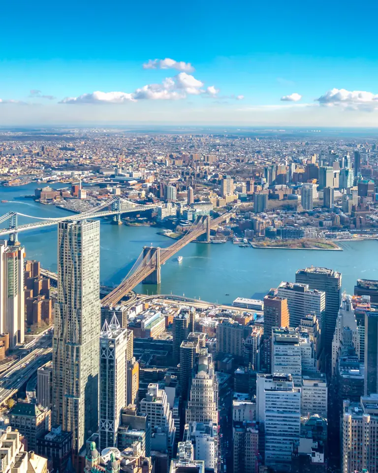 Skyline Aerial View Of Manhattan With Skyscrapers 2026 01 09 07 47 52 Utc