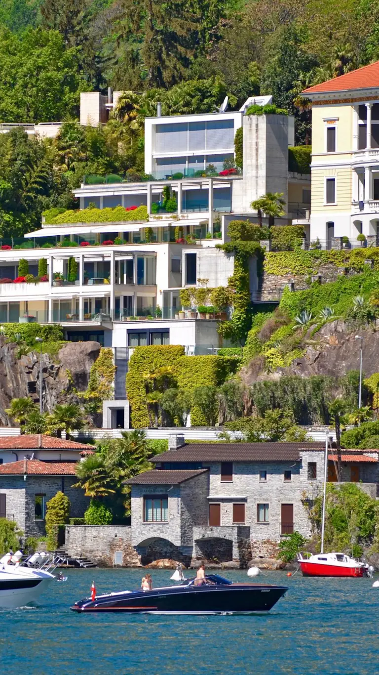 Locarno Region, Ascona, Lake Maggiore view, Ticino, Switzerland 
