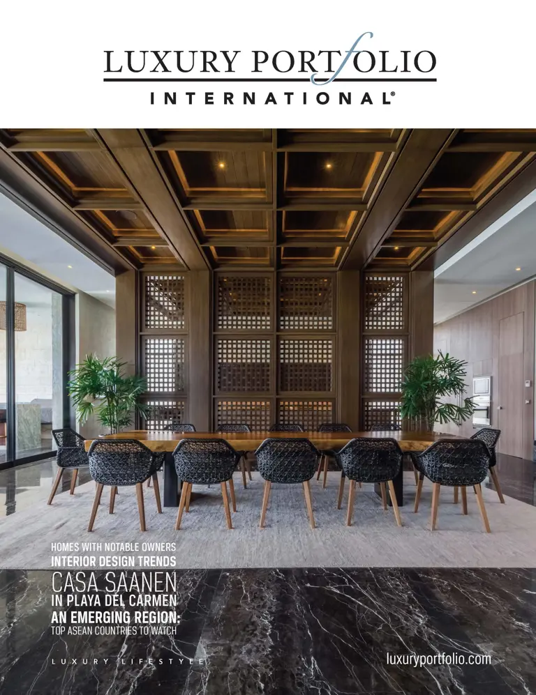 Luxury Portfolio Magazine - Fall 2018, A SYMBIOSIS OF LUXURY AND MEDITERRANEAN STYLE Luxury Portfolio Magazine - Fall 2018