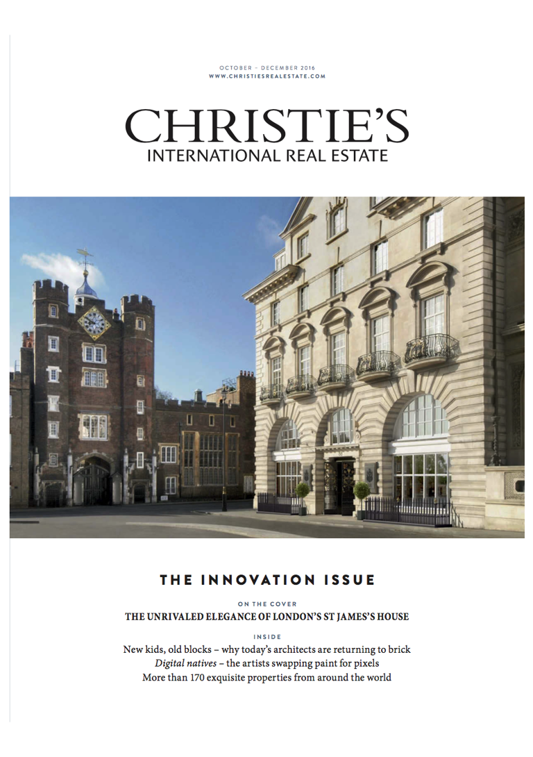 Christie's Real Estate Magazine - September 2016 Christie's Real Estate Magazine - September 2016